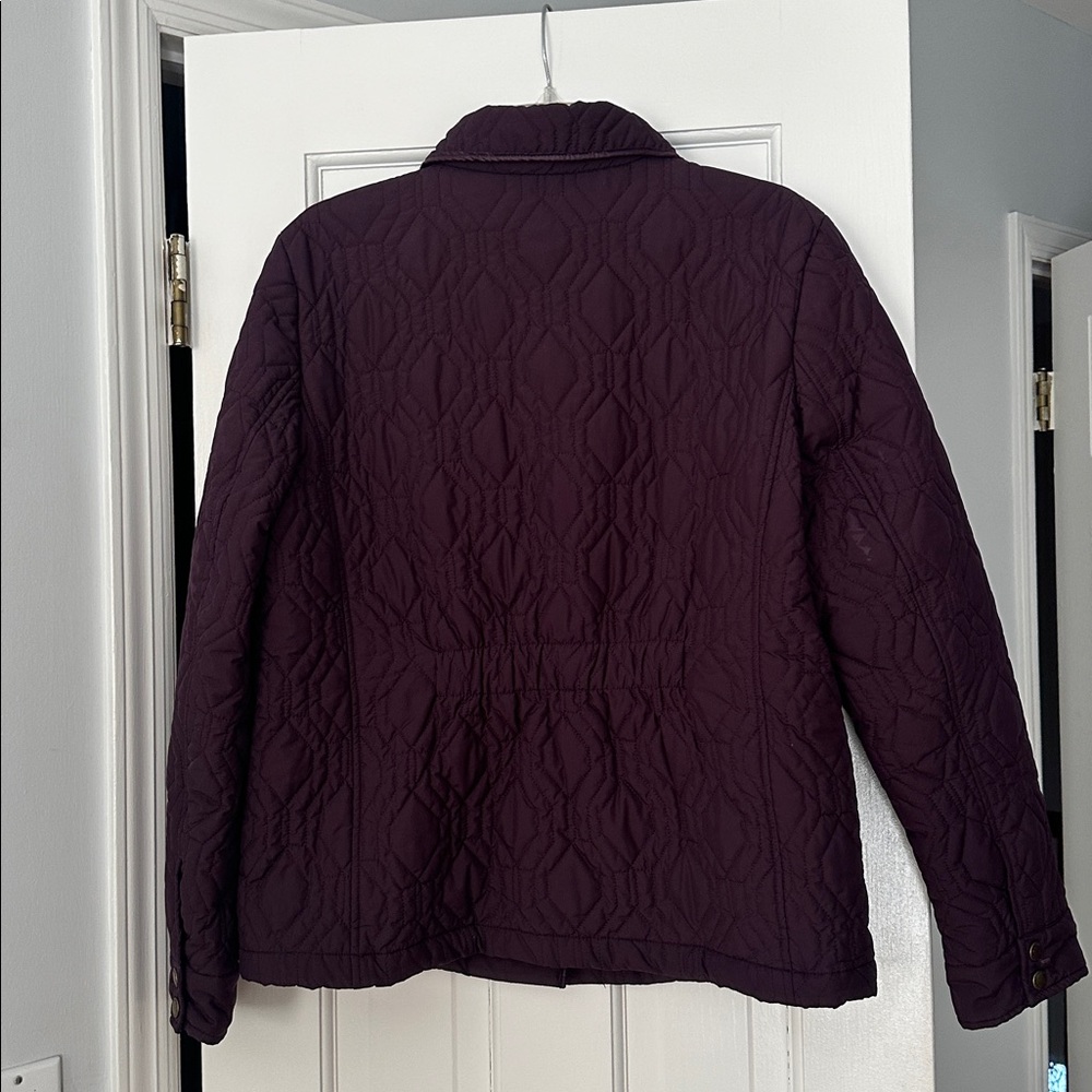 Lands End - Women's Quilted Jacket - Pockets - Picture 5 of 6